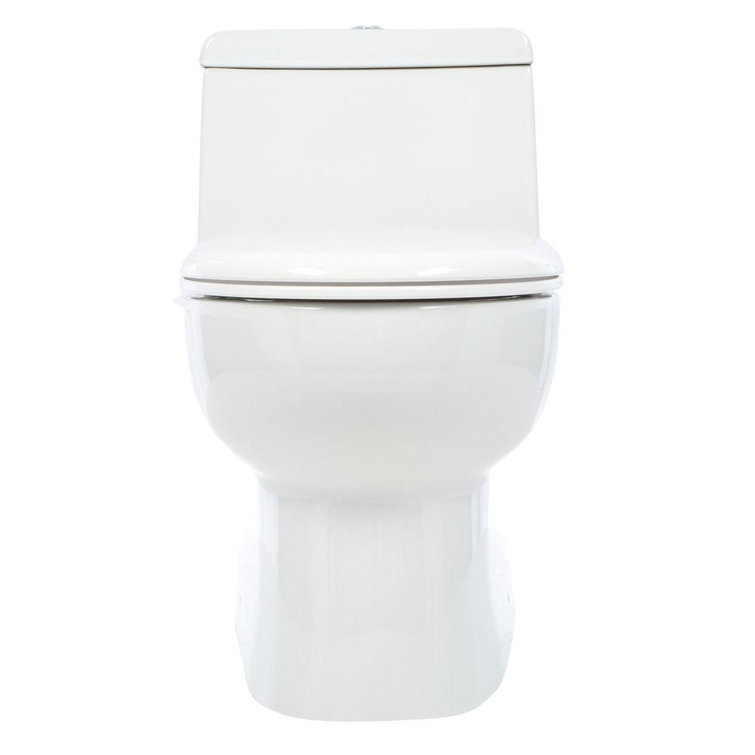 Whitehaus Collection Magicflush Dual Flush Elongated OnePiece Toilet